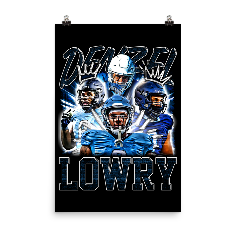 DENZEL LOWRY 24"x36" POSTER