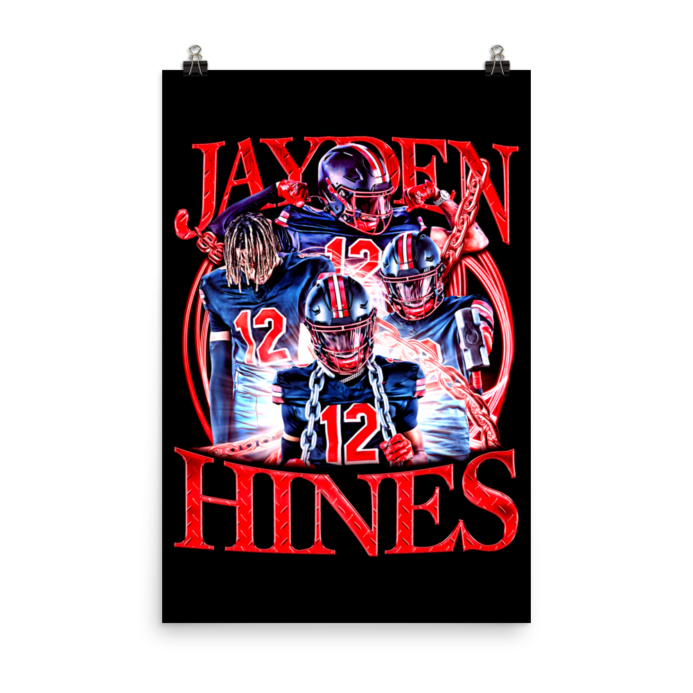 JAYDEN HINES 24"x36" POSTER