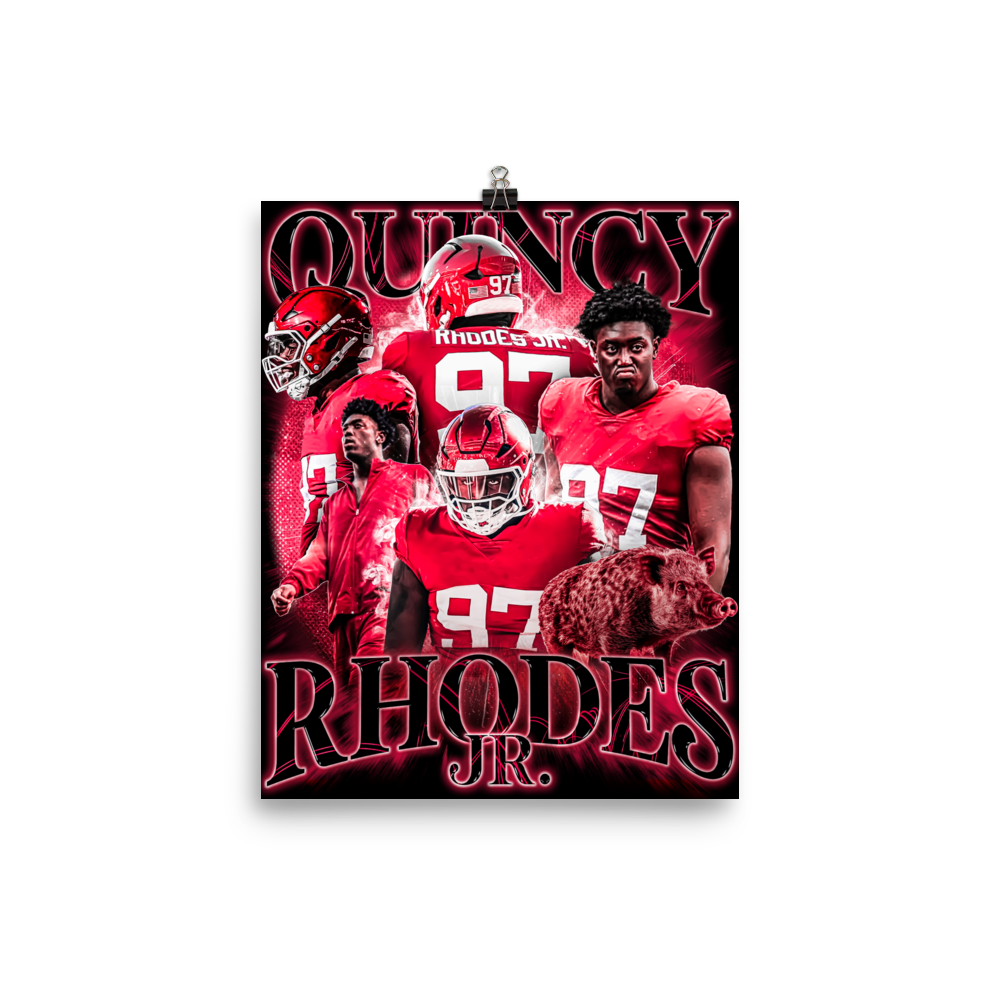 QUINCY RHODES 24"x36" POSTER