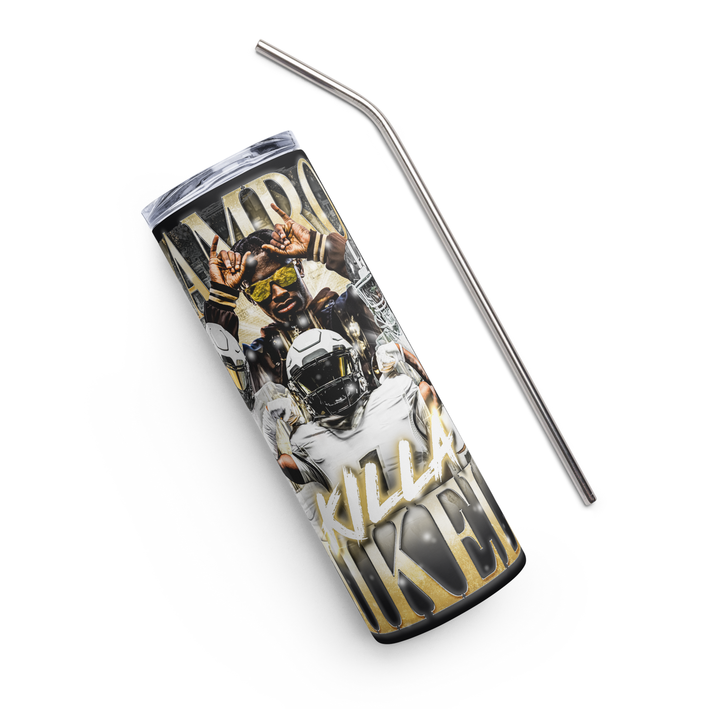 MIKELL STAINLESS STEEL TUMBLER