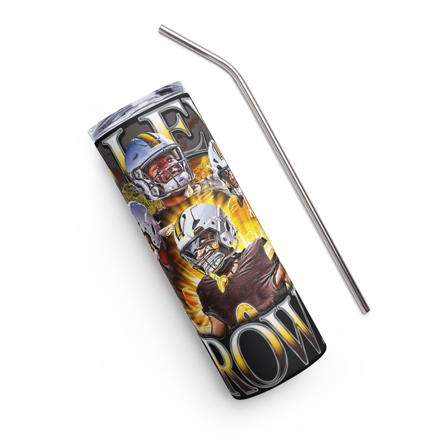 ALEX BROWN STAINLESS STEEL TUMBLER