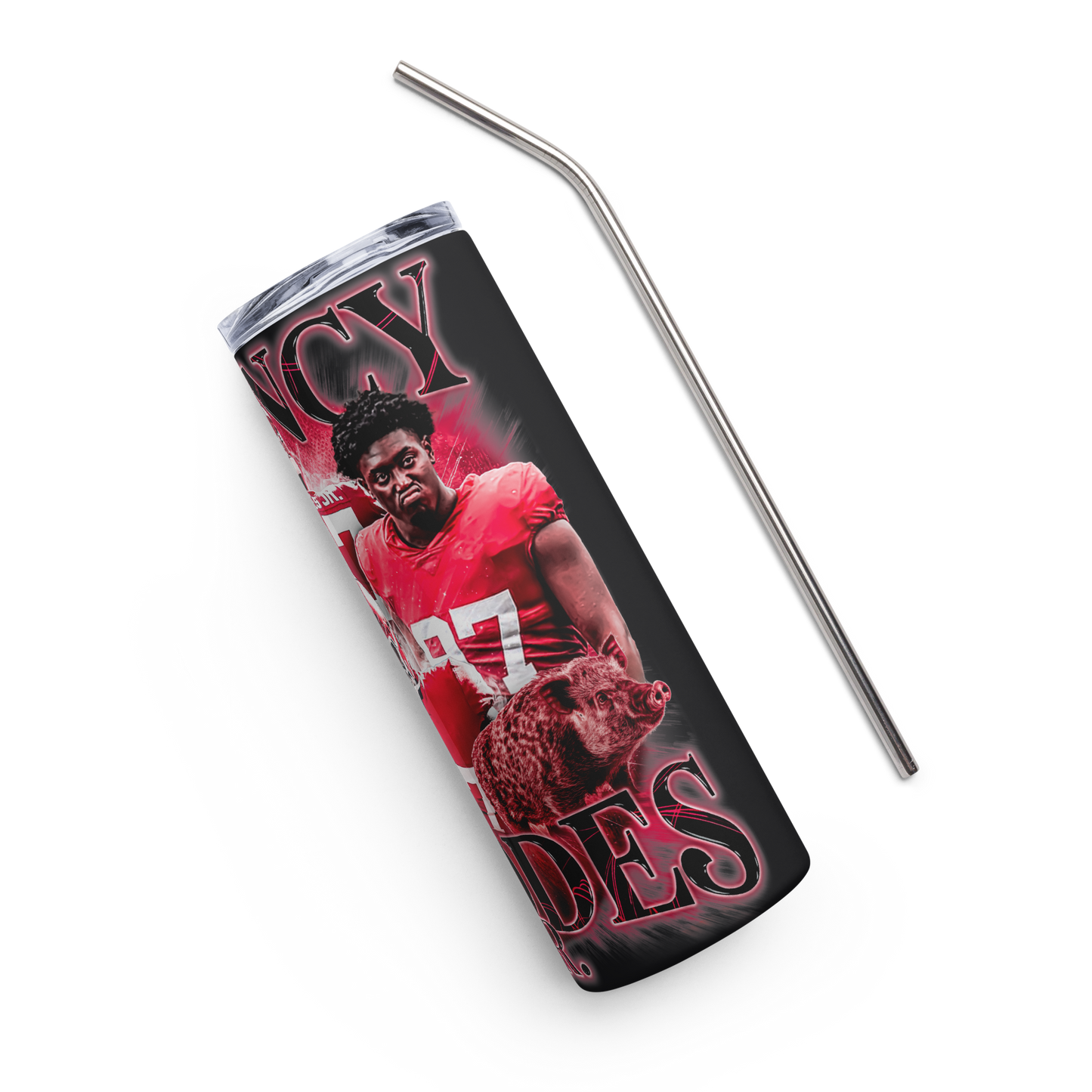 QUINCY RHODES STAINLESS STEEL TUMBLER