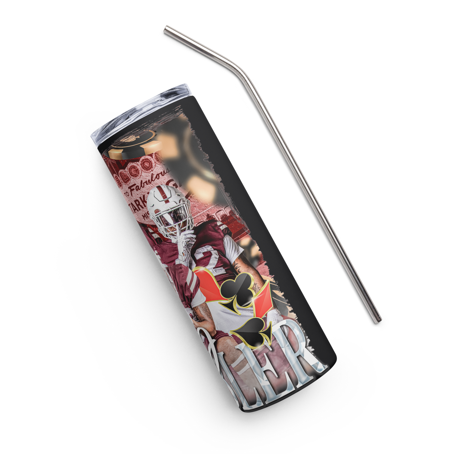 TJ HIBBLER STAINLESS STEEL TUMBLER