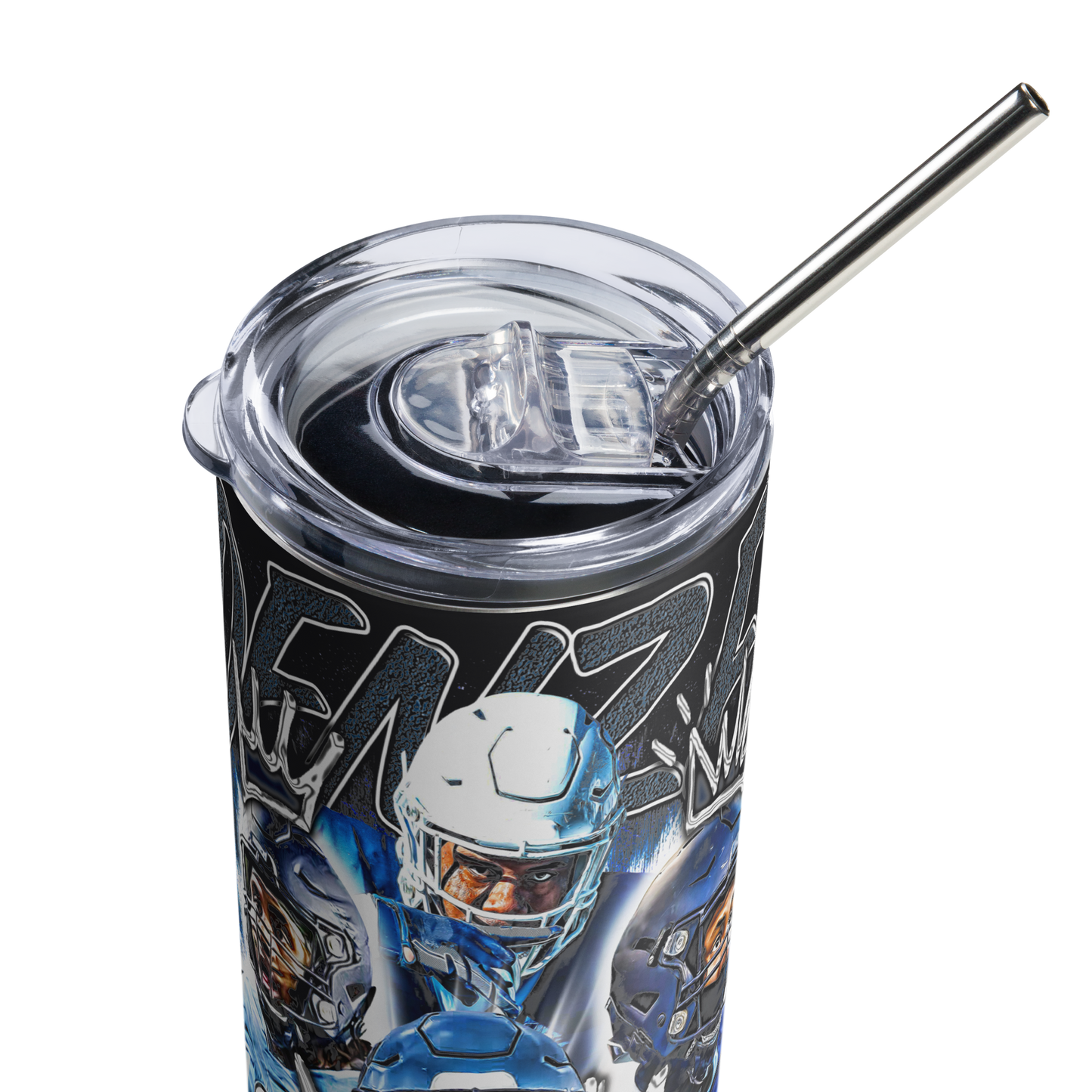 DENZEL LOWRY STAINLESS STEEL TUMBLER