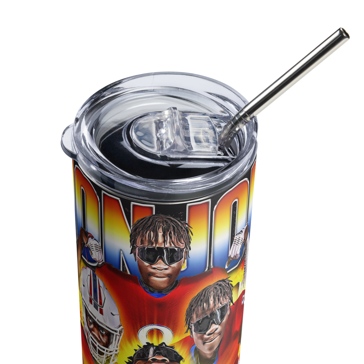 JON JON KAMARA STAINLESS STEEL TUMBLER