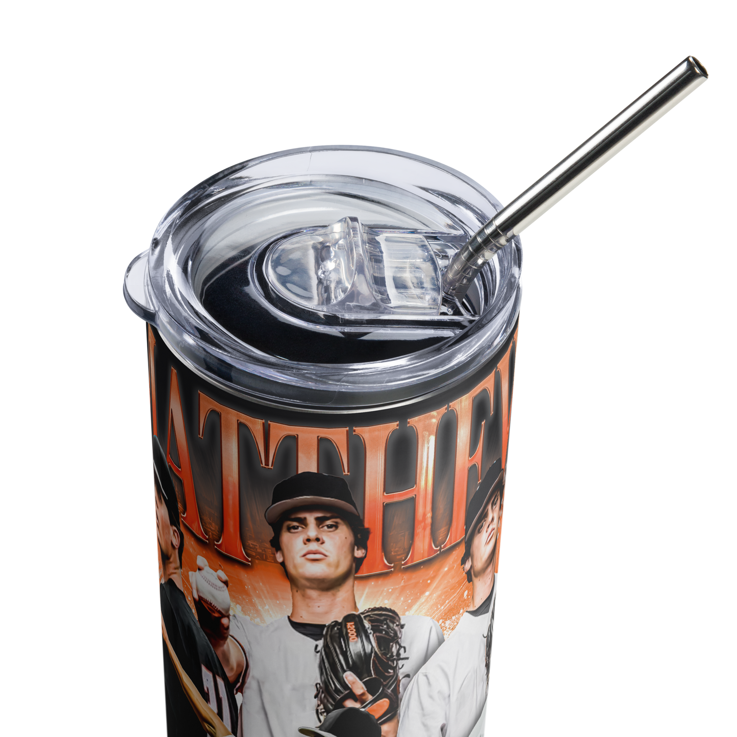 MATTHEW MORRELL STAINLESS STEEL TUMBLER