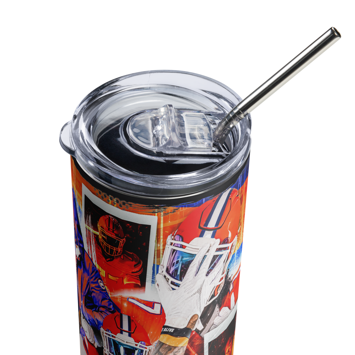 MIKE WILLIAMS STAINLESS STEEL TUMBLER
