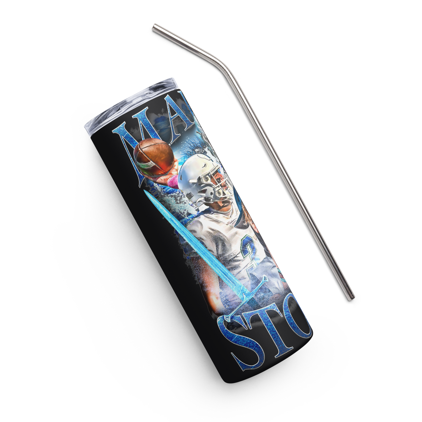 MARCUS STOKES STAINLESS STEEL TUMBLER