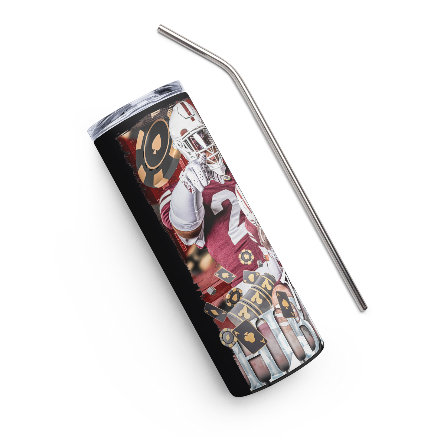 TJ HIBBLER STAINLESS STEEL TUMBLER