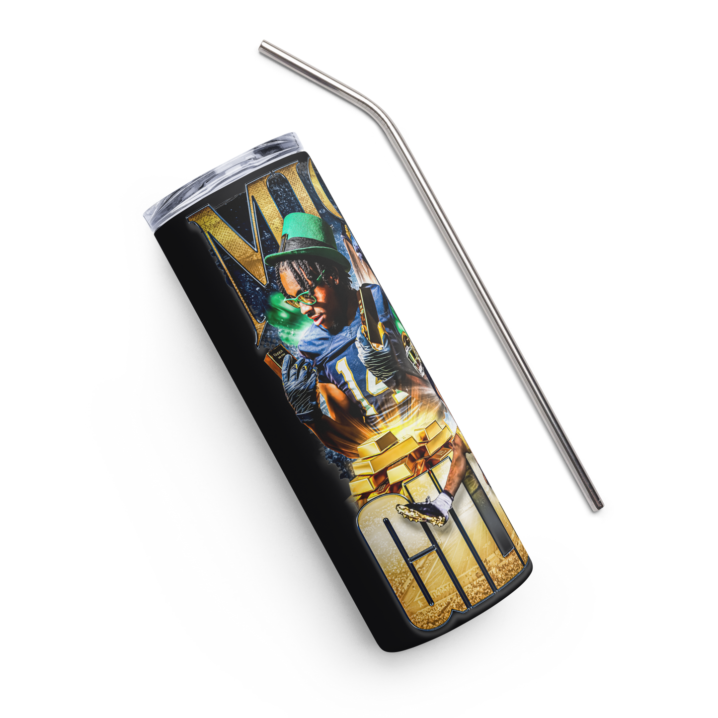 MICAH GILBERT STAINLESS STEEL TUMBLER