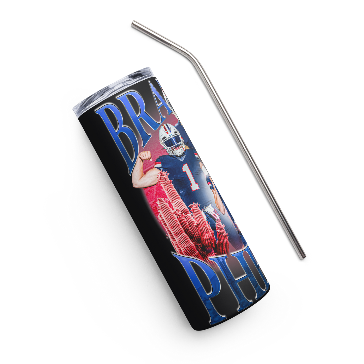 BRANDON PHELPS STAINLESS STEEL TUMBLER