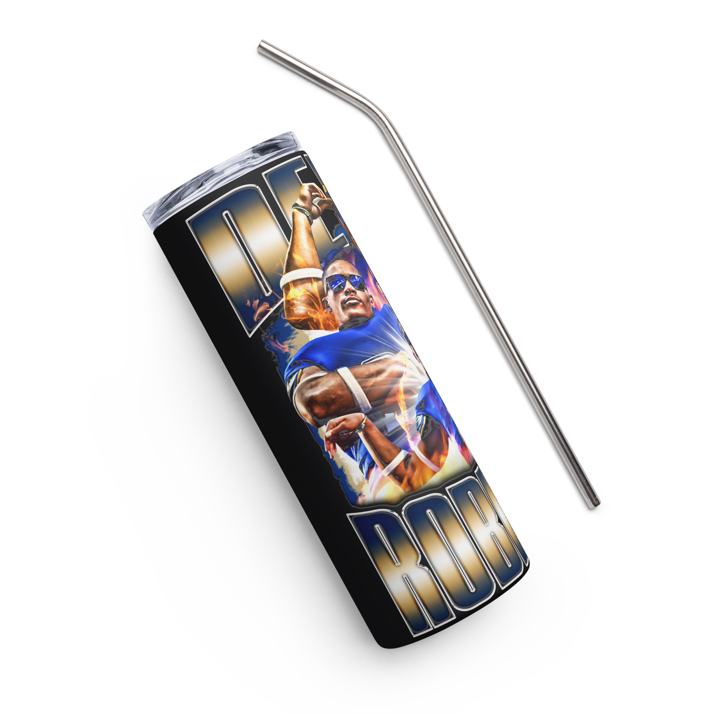 DEVIN ROBINSON STAINLESS STEEL TUMBLER