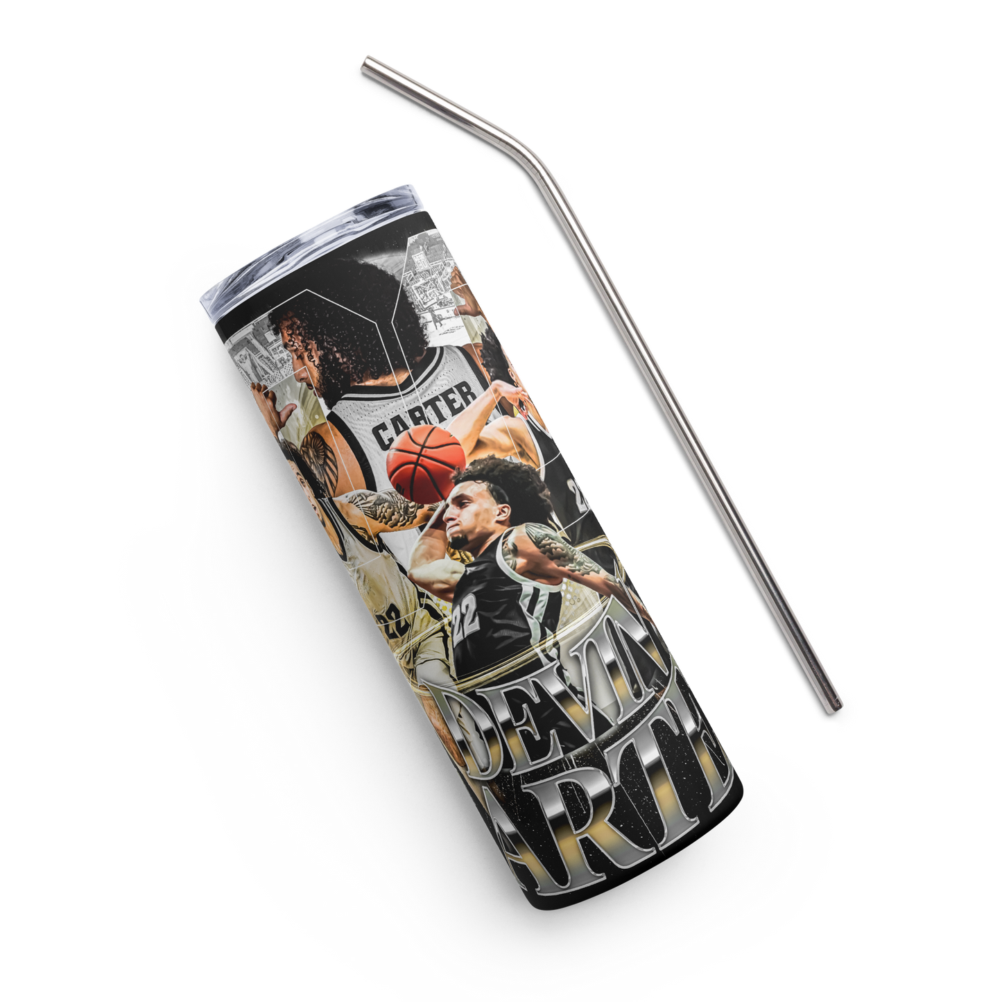 DEVIN CARTER STAINLESS STEEL TUMBLER