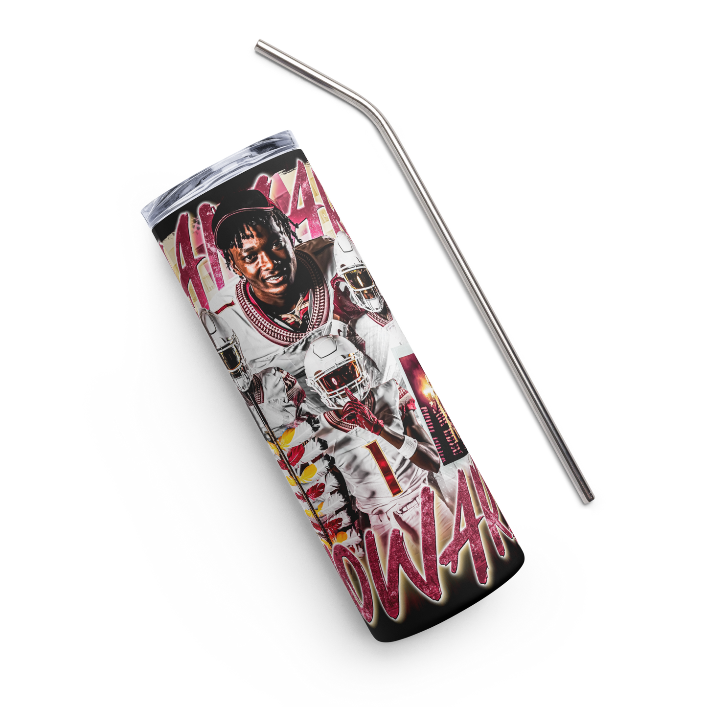 JAMARI HOWARD STAINLESS STEEL TUMBLER