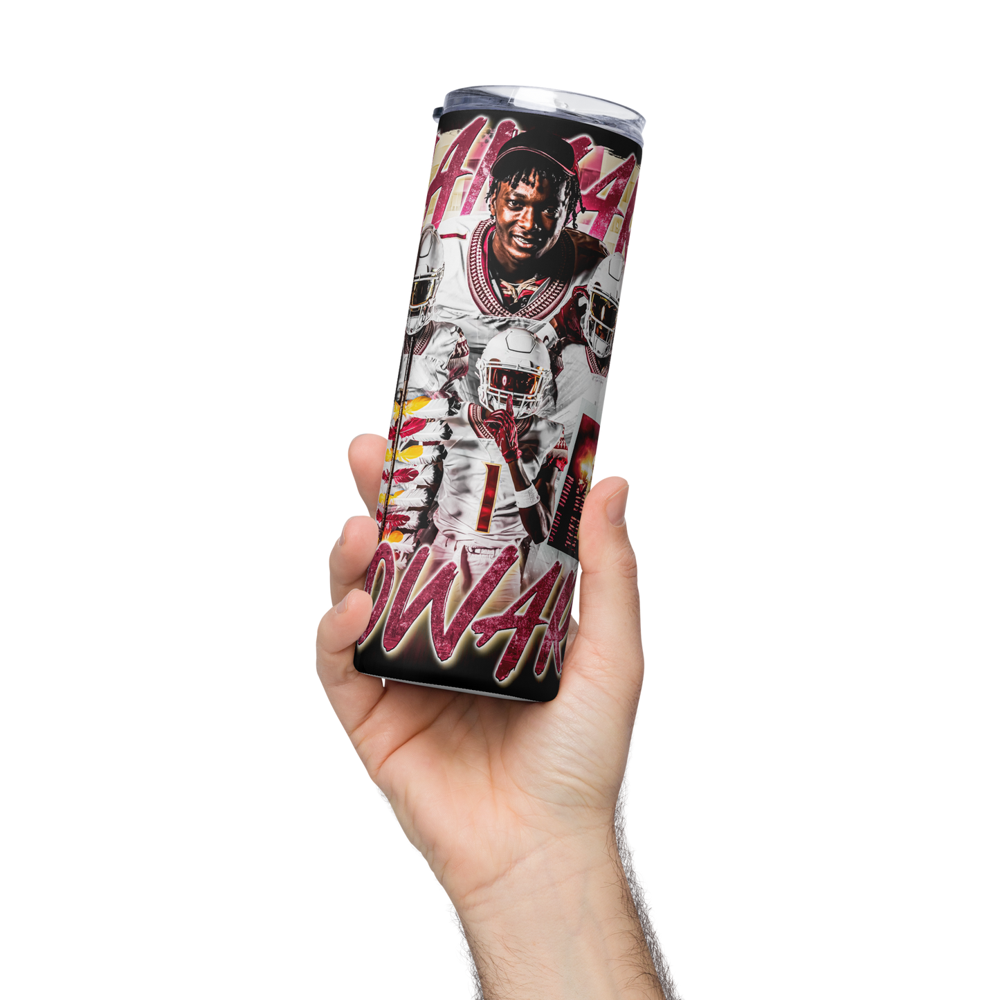 JAMARI HOWARD STAINLESS STEEL TUMBLER