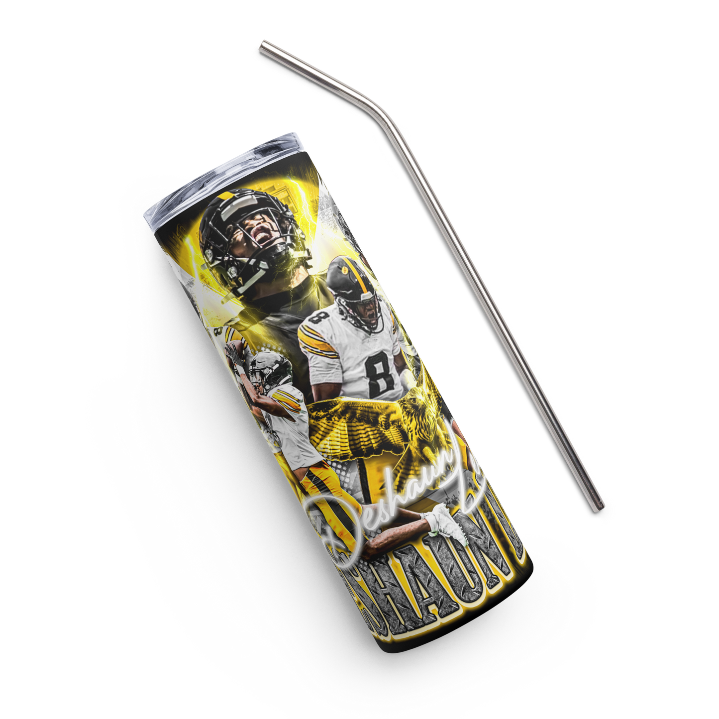 DESHAUN LEE STAINLESS STEEL TUMBLER