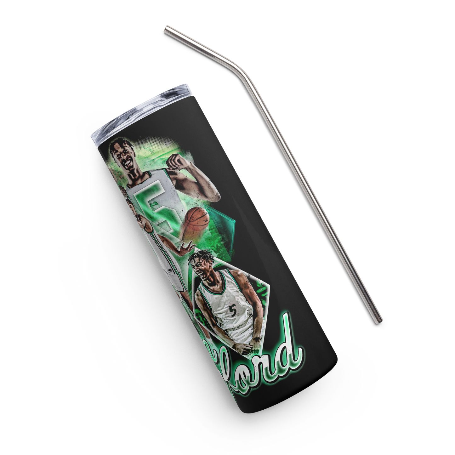 CAM CRAWFORD STAINLESS STEEL TUMBLER