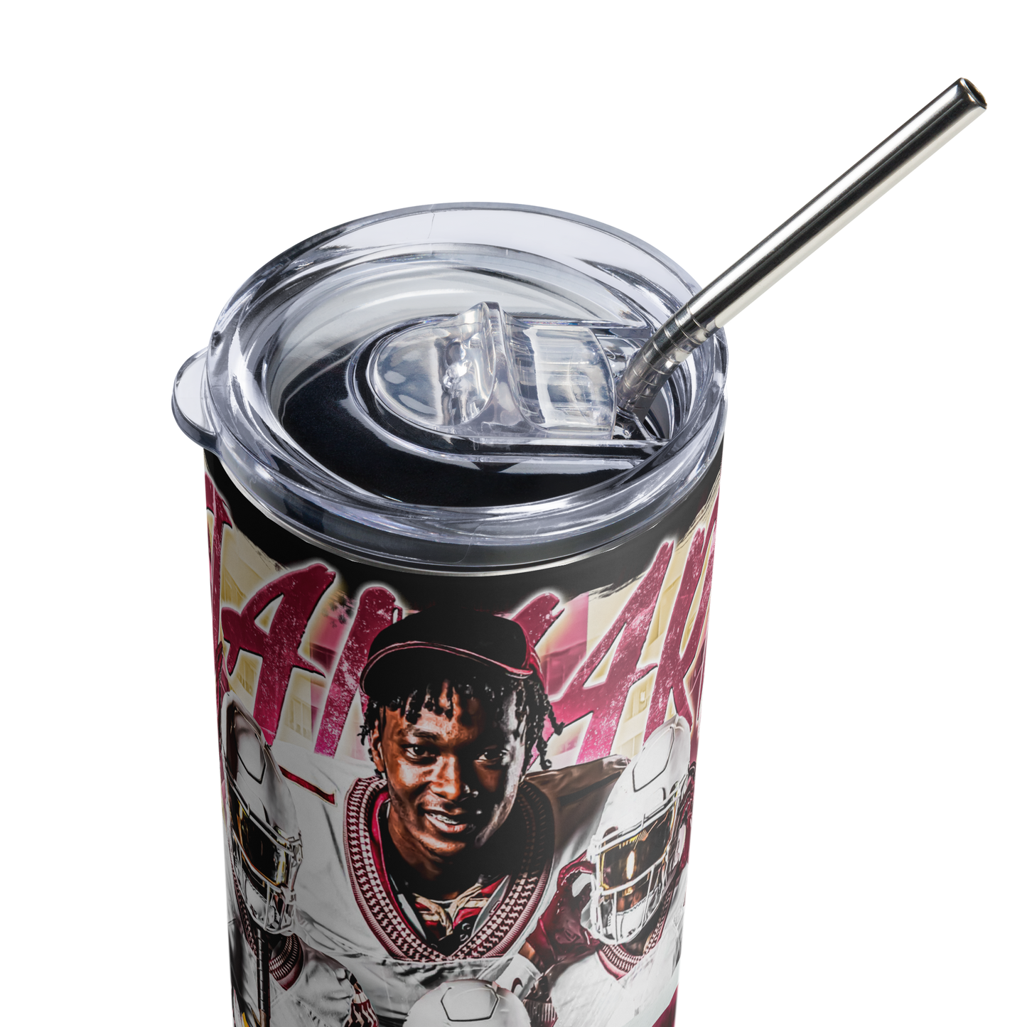 JAMARI HOWARD STAINLESS STEEL TUMBLER