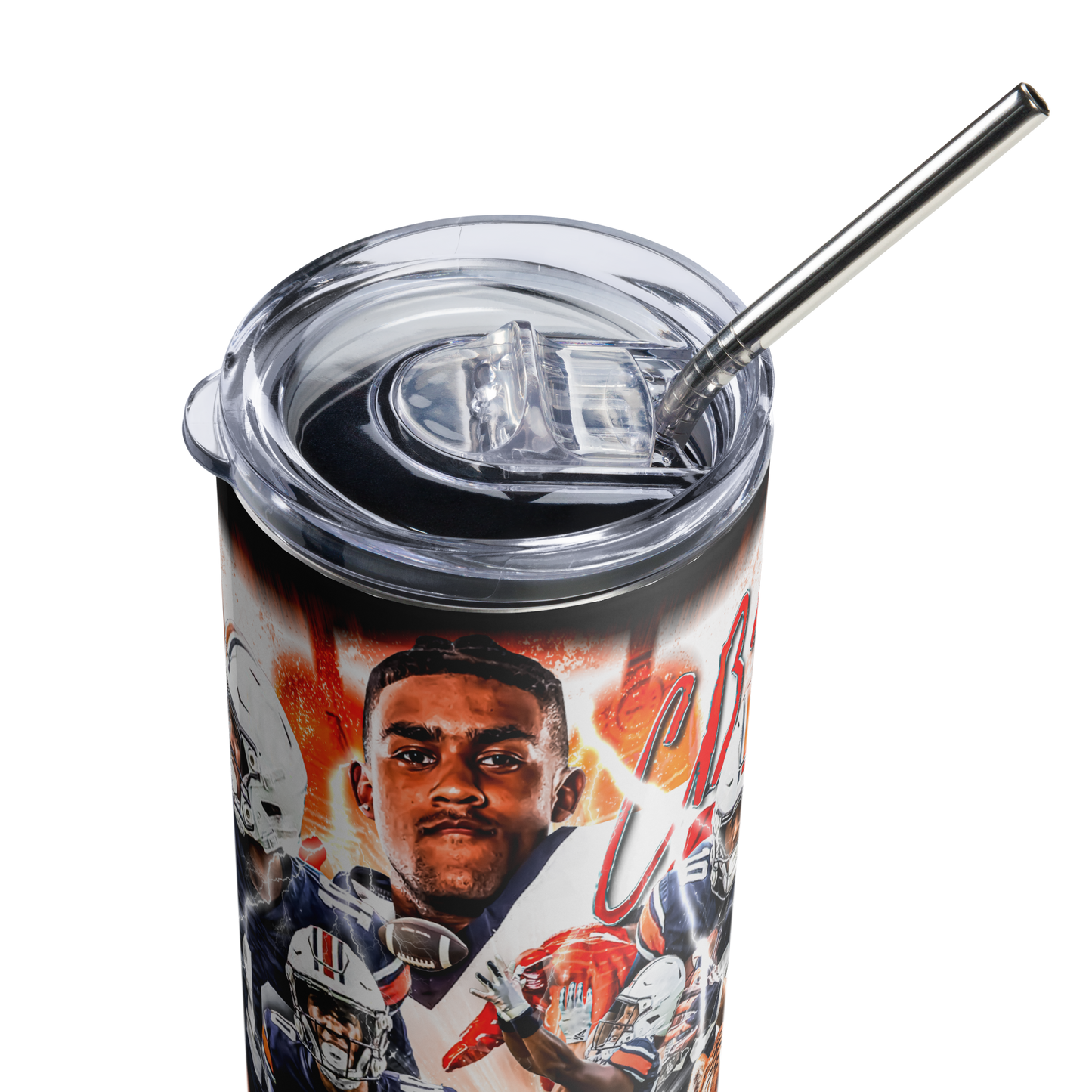 CALEB BURTON STAINLESS STEEL TUMBLER