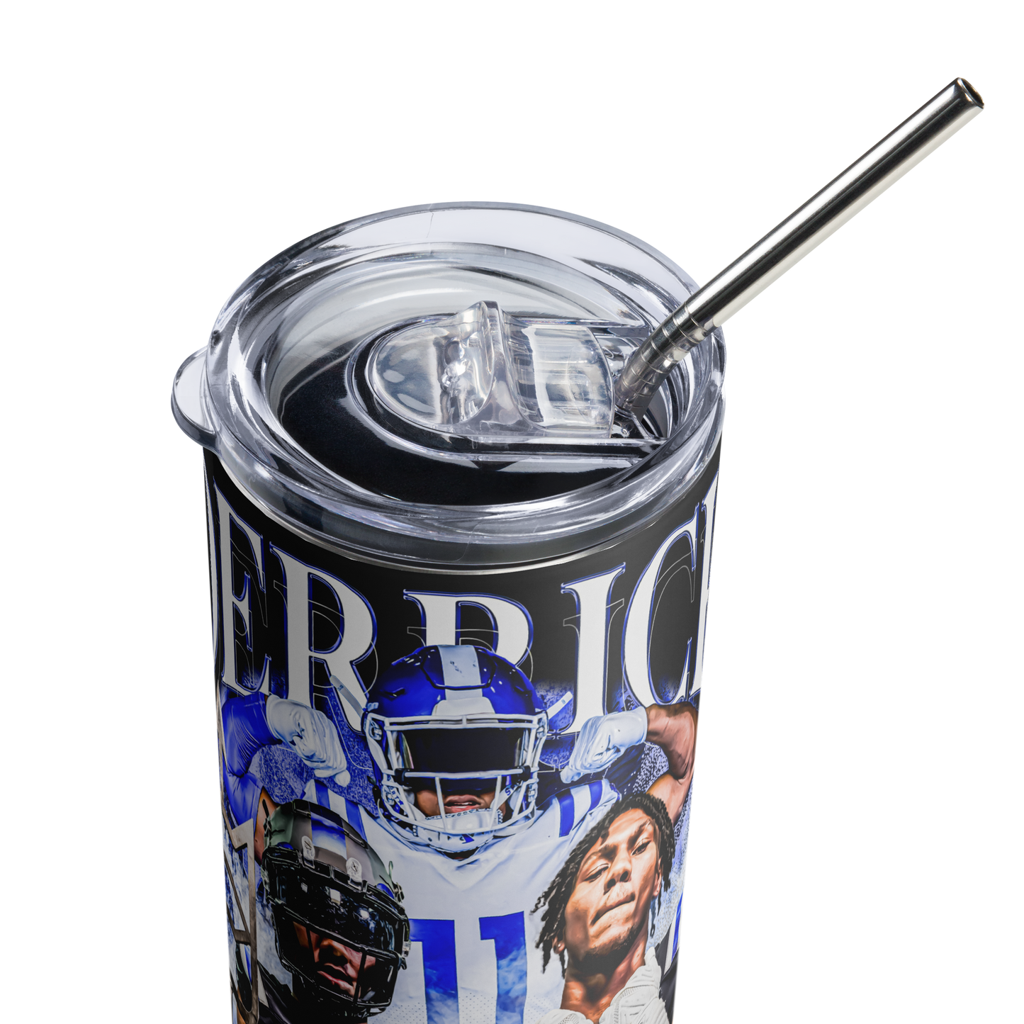 DERRICK BROWN STAINLESS STEEL TUMBLER