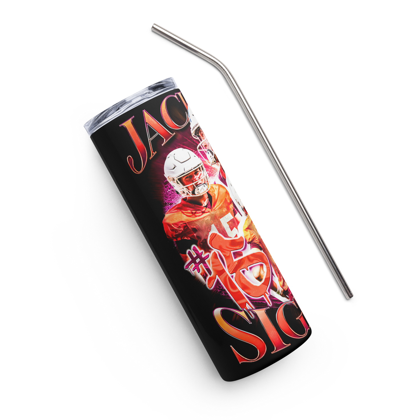 JACKSON SIGLER STAINLESS STEEL TUMBLER