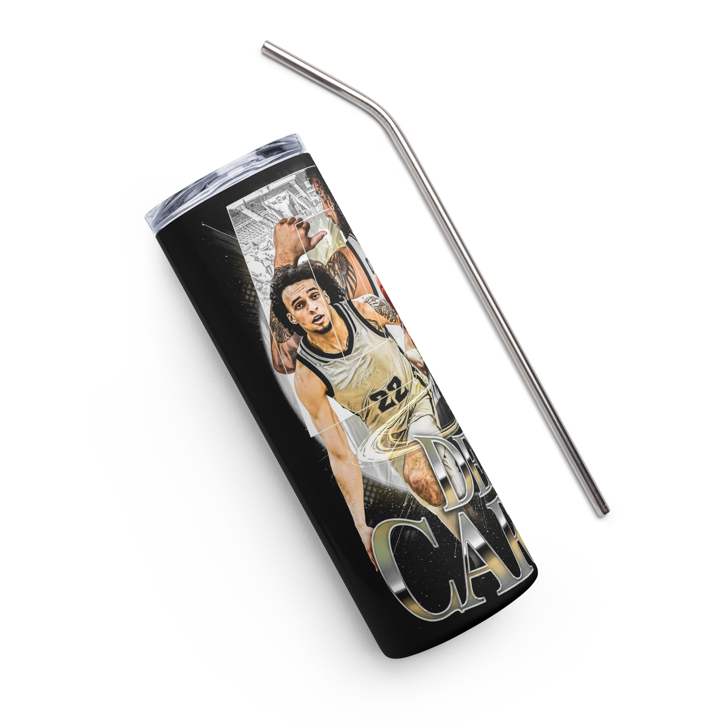 DEVIN CARTER STAINLESS STEEL TUMBLER