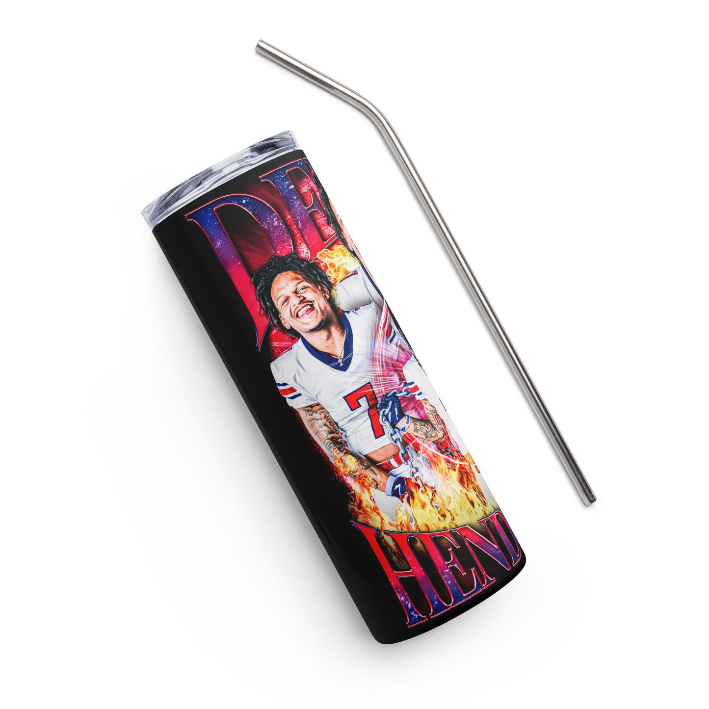 DEVIN HENDERSON STAINLESS STEEL TUMBLER