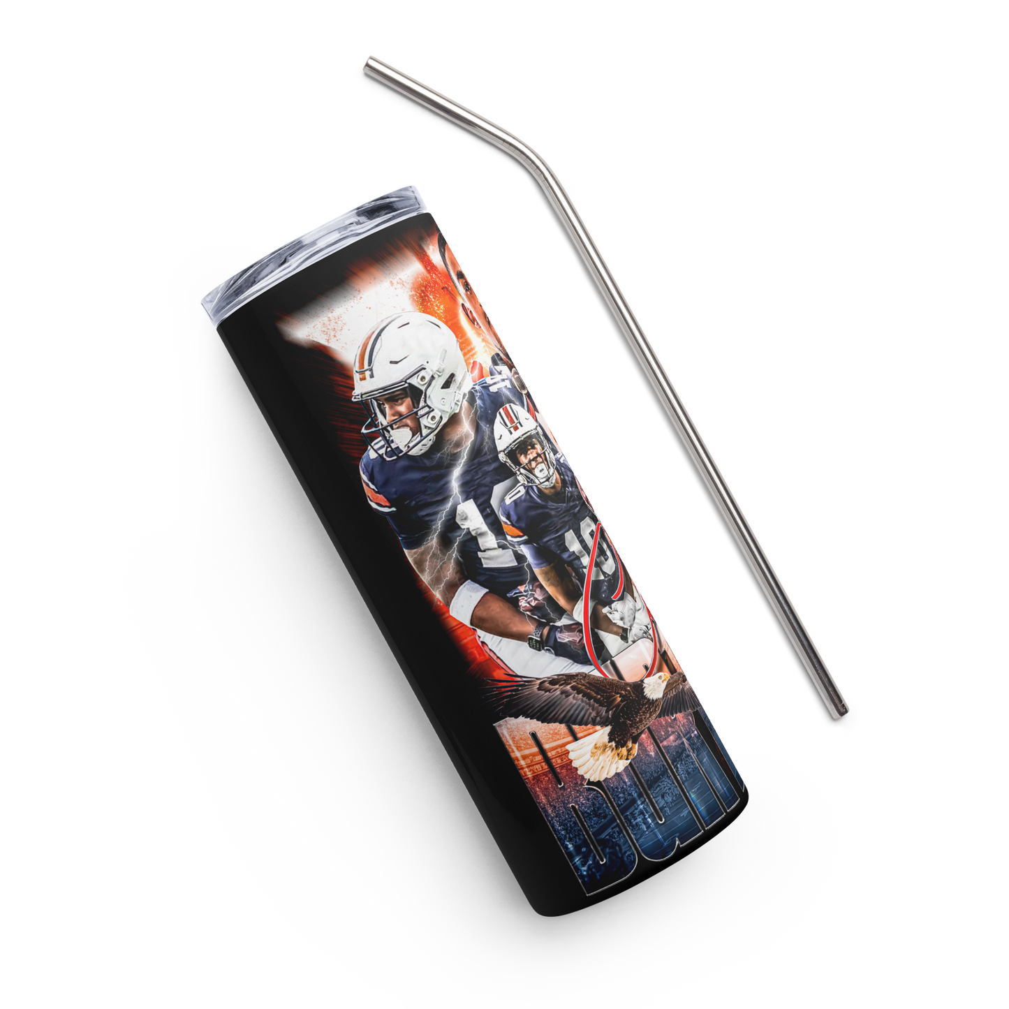 CALEB BURTON STAINLESS STEEL TUMBLER