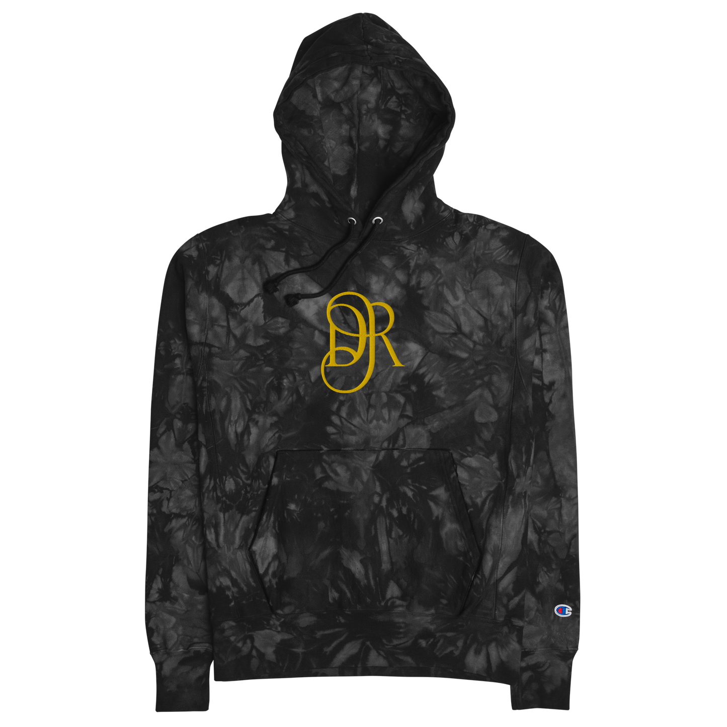 DOMINIC RICHARDSON EMBROIDERED CHAMPION TIE-DYE HOODIE