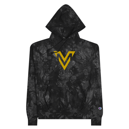 VERDON EMBROIDERED CHAMPION TIE-DYE HOODIE