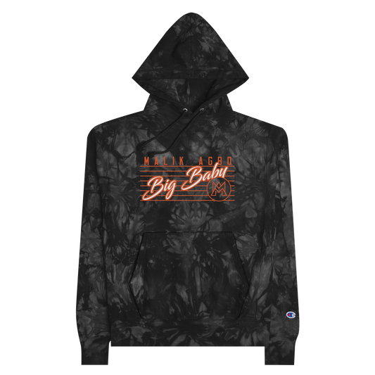 AGBO EMBROIDERED CHAMPION TIE-DYE HOODIE