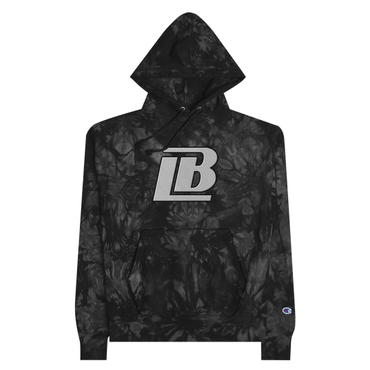 LEVELLE BAILEY EMBROIDERED CHAMPION TIE-DYE HOODIE