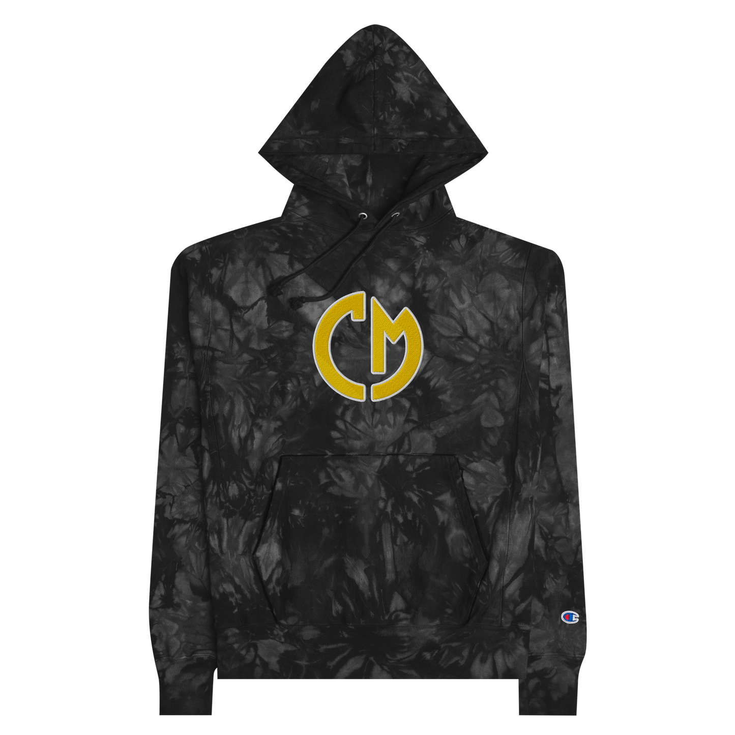 MAY EMBROIDERED CHAMPION TIE-DYE HOODIE