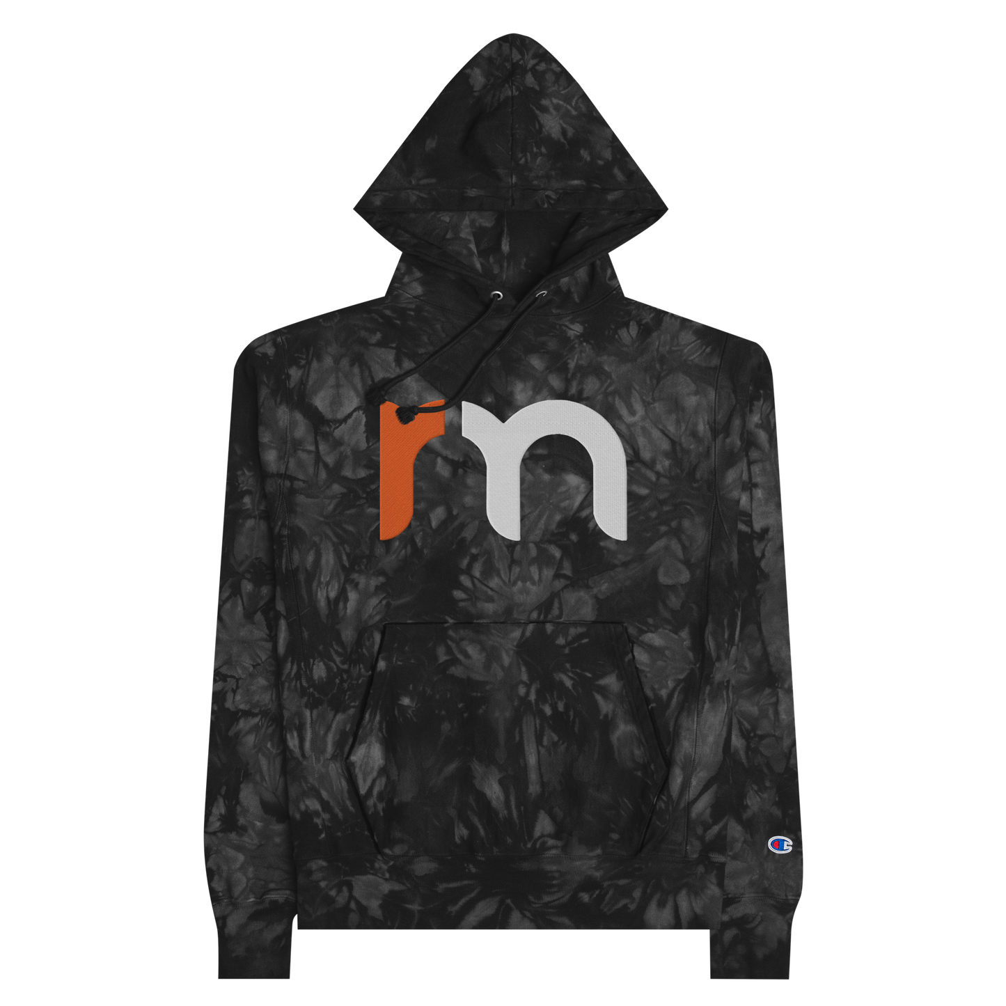 MCBROOM EMBROIDERED CHAMPION TIE-DYE HOODIE