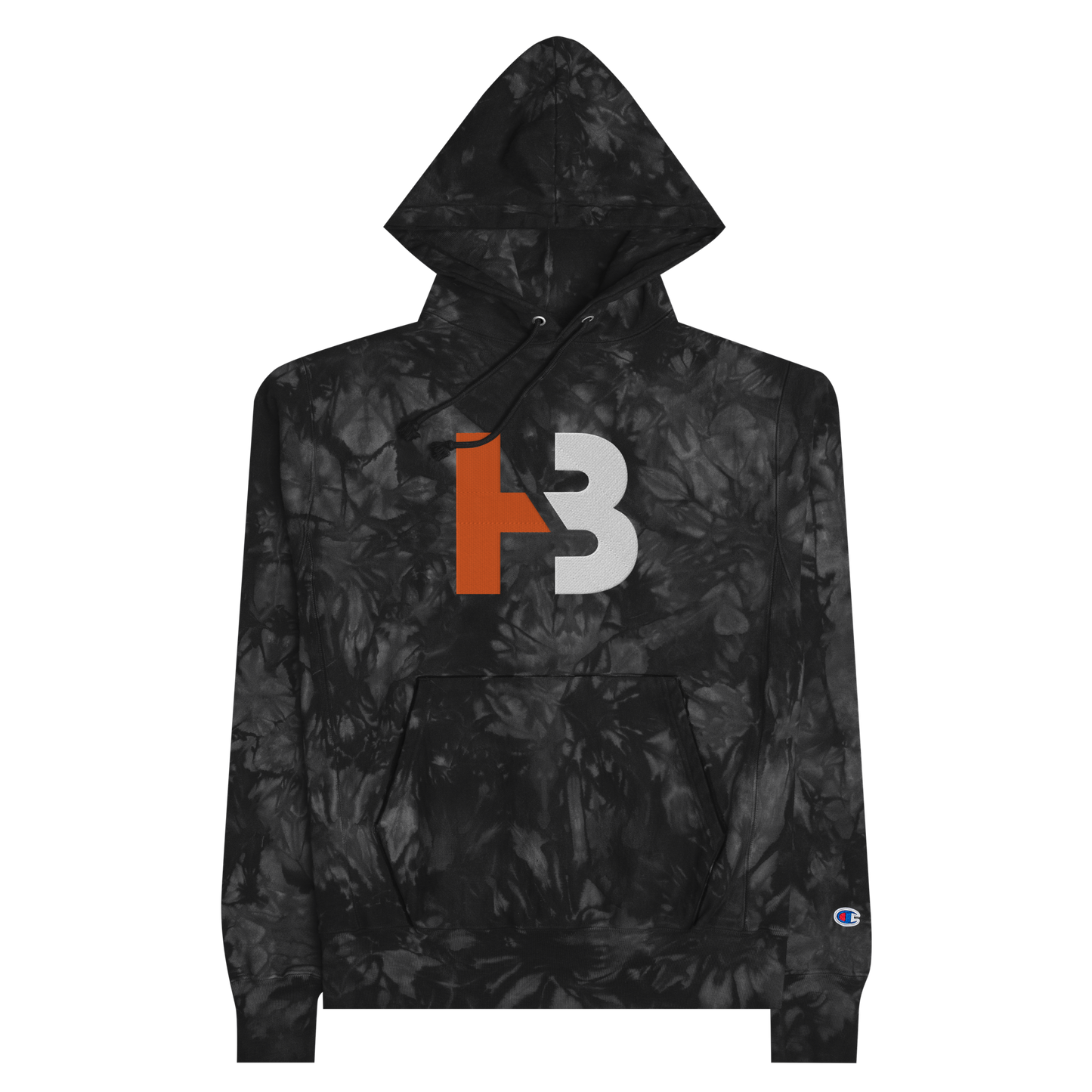 HOWARD BROWN EMBROIDERED CHAMPION TIE-DYE HOODIE