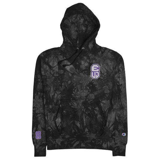 UDEH EMBROIDERED CHAMPION TIE-DYE HOODIE