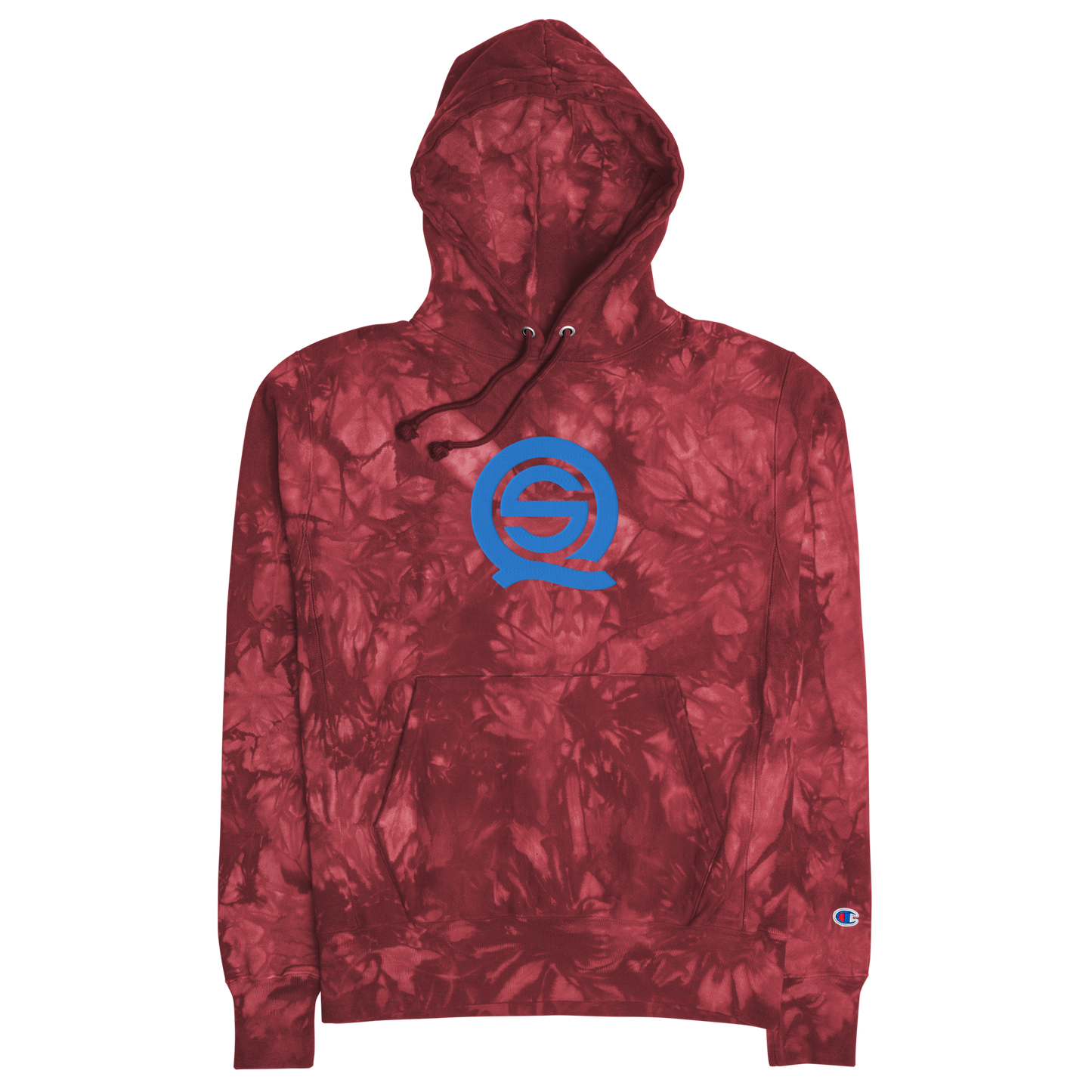 SKINNER EMBROIDERED CHAMPION TIE-DYE HOODIE