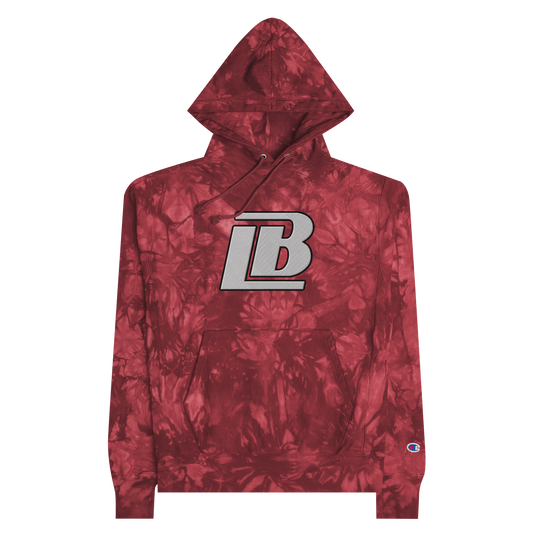 LEVELLE BAILEY EMBROIDERED CHAMPION TIE-DYE HOODIE