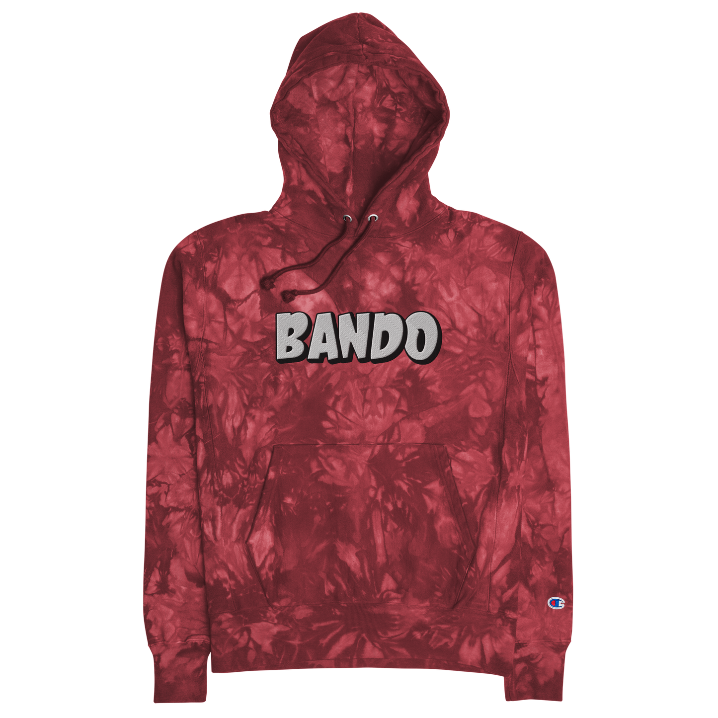 BANDO EMBROIDERED CHAMPION TIE-DYE HOODIE