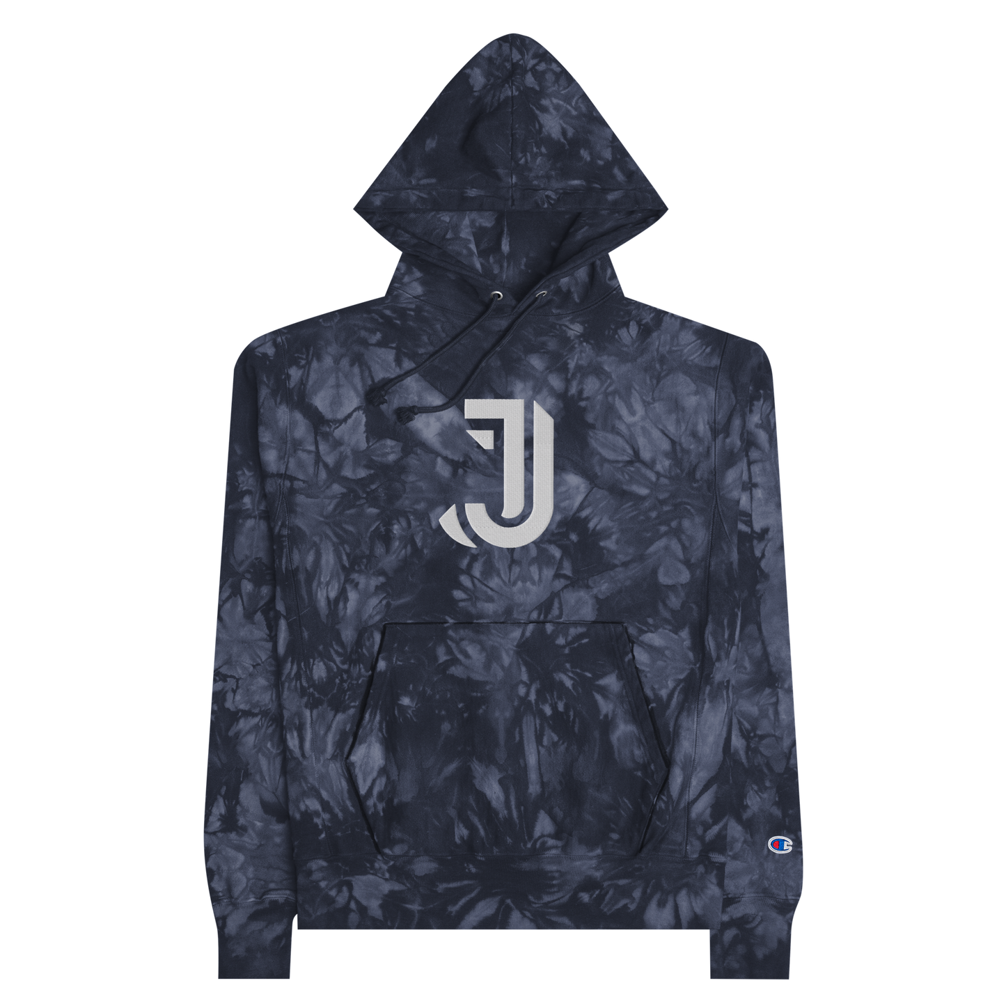 JOLLY EMBROIDERED CHAMPION TIE-DYE HOODIE