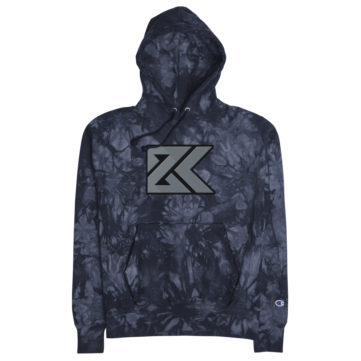 KLEINPETER EMBROIDERED CHAMPION TIE-DYE HOODIE