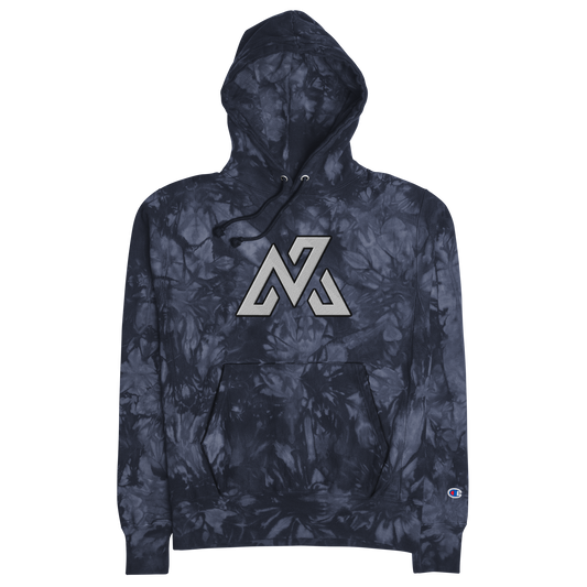 NAVE EMBROIDERED CHAMPION TIE-DYE HOODIE