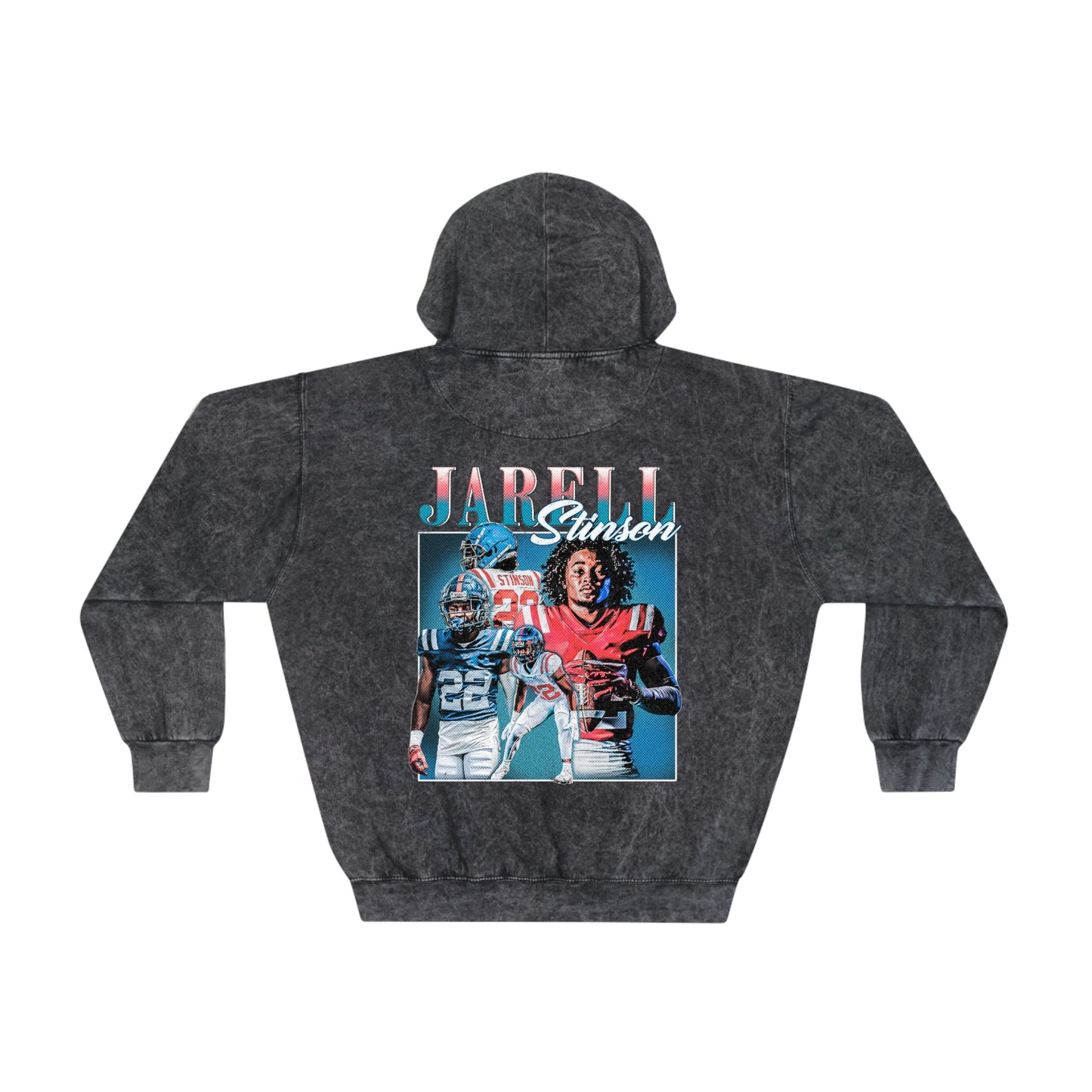 JARELL STINSON MINERAL WASH DOUBLE-SIDED HOODIE