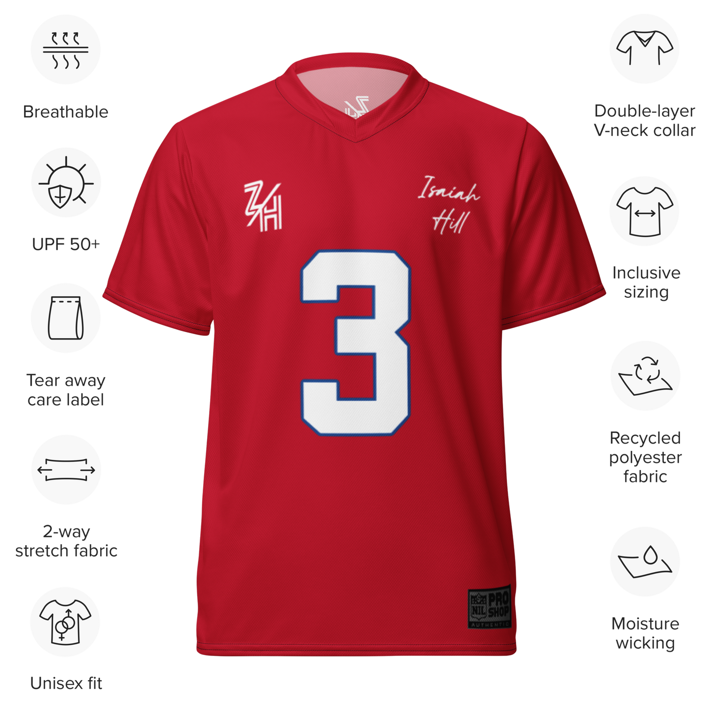 ISAIAH HILL PREMIUM HOME SHIRTSY