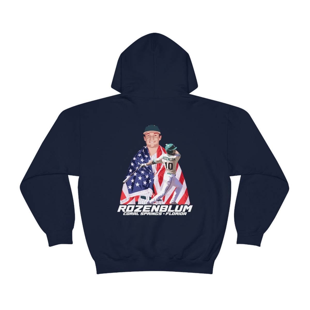 BEN ROZENBLUM DOUBLE-SIDED HOODIE