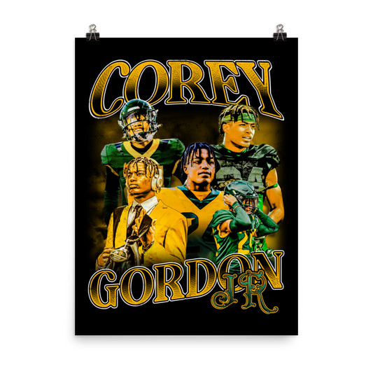 COREY GORDON 18"x24" POSTER