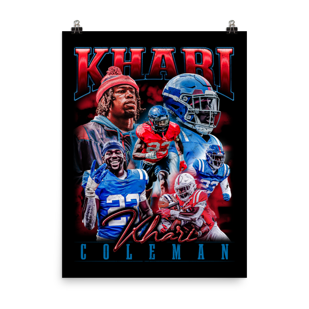 KHARI COLEMAN 18"x24" POSTER