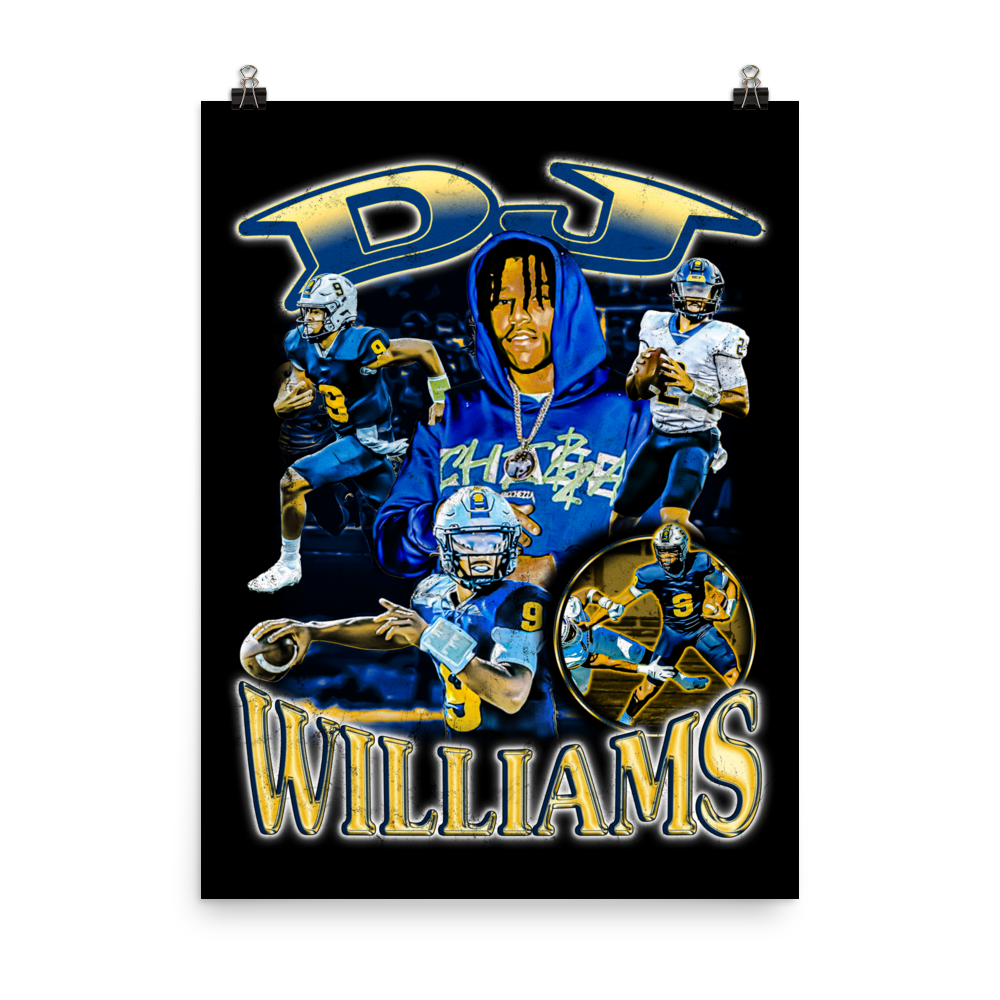 DJ WILLIAMS 18" x 24" POSTER