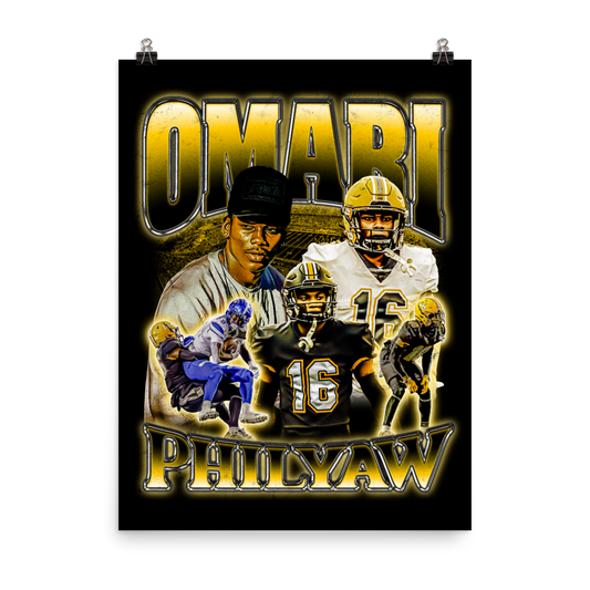 OMARI PHILYAW 18"x24" POSTER