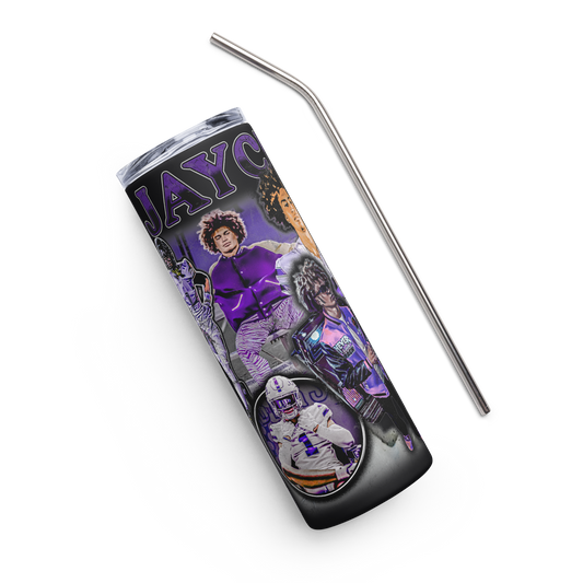 JAYCE BROWN STAINLESS STEEL TUMBLER